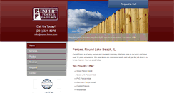 Desktop Screenshot of expert-fence.com